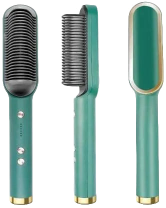 LuxeSilk™ Electric Hair Straightener Comb Brush
