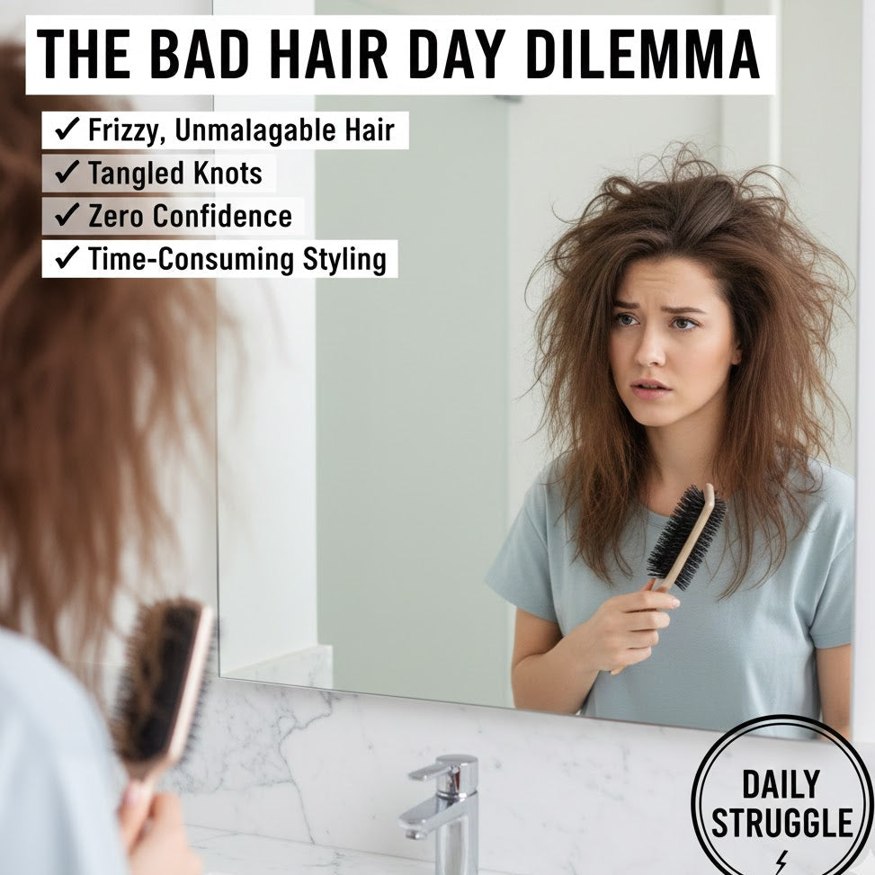 Cordless Mini Hair Straightener Comb – Rechargeable & Travel Friendly