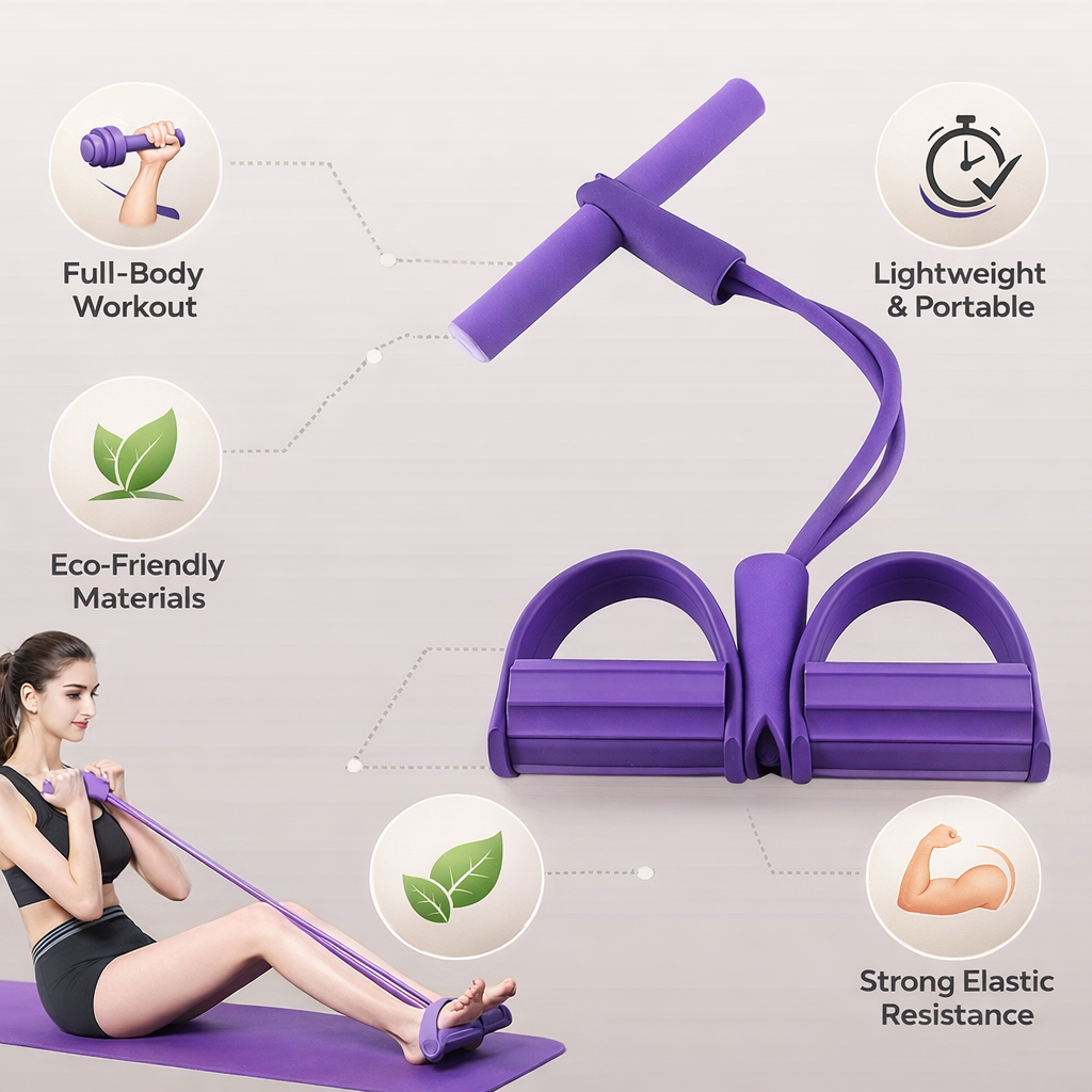 Yoga Pedal Puller Resistance Band Fitness Equipment