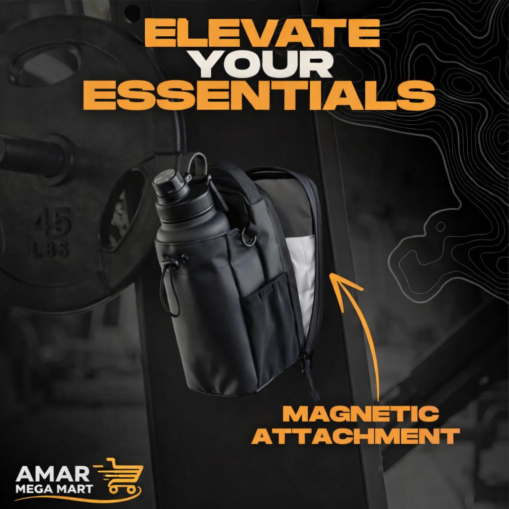 MagnaGrip Gym Magnetic Bottle Bag